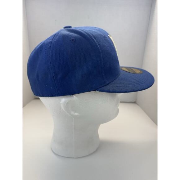 Kansas City Royals KC MLB Blue Hat Cap Fitted Size 7‎ Vintage Leader Headwear - Picture 5 of 7